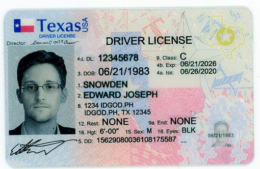 fake id for Texas